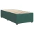 vidaXL Box spring postelja z vzmetnico temno zelena 100x200 cm žamet