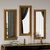 Hanah Home Set 3 ogledala Lavia, Bronza