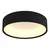 Globo 15924DS-LED plafonska svetiljka KEMP LED/45W/230V 2700/4000/6000K prečnik 46 cm crna
