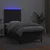 Vidaxl Box spring postelja z vzmetnico LED črn 90x190 cm umetno usnje