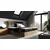 Boxspring postelja Wood 8 - 200x200 cm - hrast lancelot