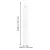 Eglo 422217 - SET 2x LED sveće ANTANABE LED/1xAAA 24,5 cm bela