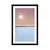 Plakat s paspartujem linija horizonta - 40x60 silver