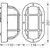 Osram - Spoljašnje zidno svetlo BULKHEAD 1xE27/10W/230V IP54 crno