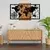 Wallity Zidna dekoracija World Map 3-L, 70 x 120 cm, Smeđa