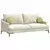 Jastučići za sjedenje 2 pcs Svijetlo zelena O30 x 13 cm tkanina