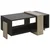 HANAH HOME Sto za dnevnu sobu Meleni Travertine Anthracite