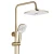 Komplet za prhanje REA ARGUS GOLD BRUSH