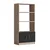 Hanah Home Polica 63,6x140x37,6cm Hrast-Crna