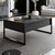 HANAH HOME Set za dnevnu sobu Luxe Set Anthracite Black