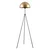Aberto Design Podna lampa Can-NT-113, 170 cm, E27 40W, Zlatne boje