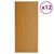 Krovni panel 12 pcs Prirodna 100 x 45 cm Pocinčani čelik