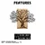 Arbre de Vie-1 NaturalBlack Decorative Wooden Wall Accessory