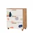 Hanah Home Komoda Leva Gravis Pied 80x95x43cm Bež-Bela