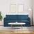 Vidaxl Kavč Modra 196 x 82 x 85 cm blago