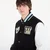 Jakna Off-White Star Logo Lea Wool Varsity Jacket Black XL