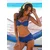 BUFFALO Bikini zgornji del, modra