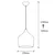 Opviq Luster Dodo-2702, 124cm22x22 cm, IP20