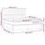 Vidaxl Box spring postelja z vzmetnico temno rjava 160x200 cm blago