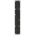Noge za blagovaonski stol A-oblika 2 kom Crne 80 x (72-73) cm Čelik