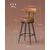 Songmics Barski stoli komplet 2 54x54x905 cm rjava