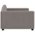 Vidaxl Raztegljiva postelja taupe 90x200 cm blago
