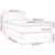 Vidaxl Box spring postelja z vzmetnico krem 80x200 cm blago