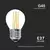 LED sijalica FILAMENT G45 E27/6W/230V 3000K