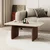 Hanah Home klub sto Pietra, 100 cm, travertin / orah Milano