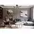 Opviq Luster Flower 174 AV 64x64cm, Crni