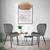 ModernHome Trpezarijske stolice set 4 komada, Tamnosive