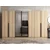 Hanah Home ormar sa reflektujućim staklom Nisa 20614, 315 cm, dore