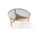 Hanah Home Sto za dnevnu sobu Clover, 100x46 cm, Smeđi
