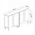 HANAH HOME Komoda Nova Travertine
