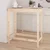 vidaXL Barska miza 100x50x110 cm trdna borovina