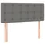 Vidaxl Box spring postelja z vzmetnico temno siva 120x200 cm blago