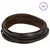 Vidaxl Usnjeni trak Temno rjava 200 x 0,8 cm Usnje