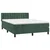 Vidaxl Box spring postelja z vzmetnico temno zelena 140x200 cm žamet