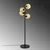 Opviq Podna lampa Benek-15-14534, 36x36x135 cm, IP20, Crno-žuta