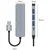 Tech-protect ADAPTER V0-HUB 5-V-1 SIVI