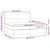 Vidaxl Box spring postelja z vzmetnico krem 200x200 cm blago