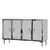 HANAH HOME Komoda Tuna 120 White Silver