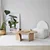 Hanah Home Klub sto Melted, 105x35x65 cm, Bež