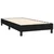Krevet box spring s madracem LED crni 90x200 cm od tkanine