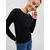 VERO MODA Majica Gold Needle, črna