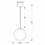 BRILAGI - Luster na sajli POLOS 1xE27/40W/230V prečnik 20 cm crna