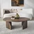 Hanah Home Klub sto Rock, 105x35x65 cm, Braon