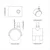 Kotači 2 pcs Crna 40,1 x 37,8 mm PP i čelik