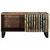 Stolić za kavu 80x51x40 cm od masivnog drva bagrema