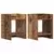 Stalak za biljke s policom 2 pcs Staro drvo 30 x 30 x 40 cm